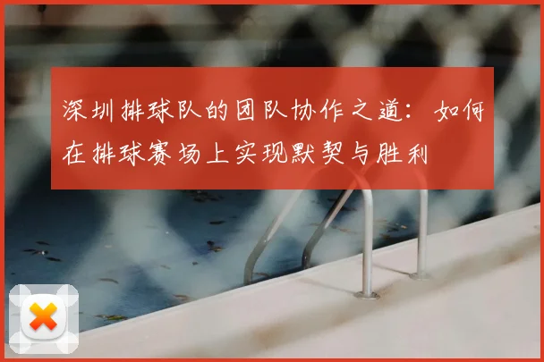 深圳排球队的团队协作之道:如何在排球赛场上实现默契与胜利